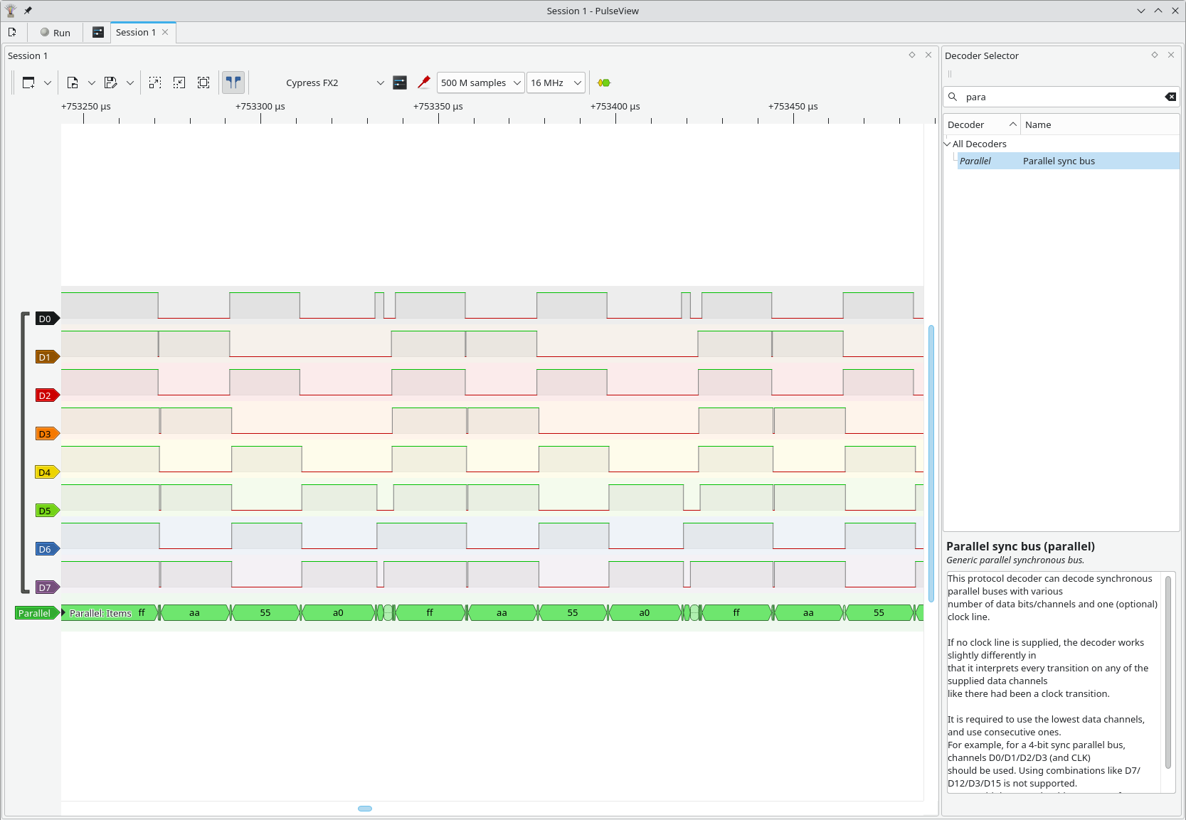 Flash programmer logic analyzer